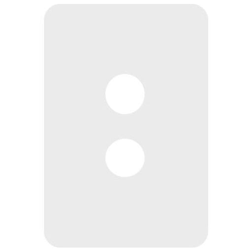 Hager Allure 2 Gang Switch Plate