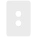 Hager Allure 2 Gang Switch Plate