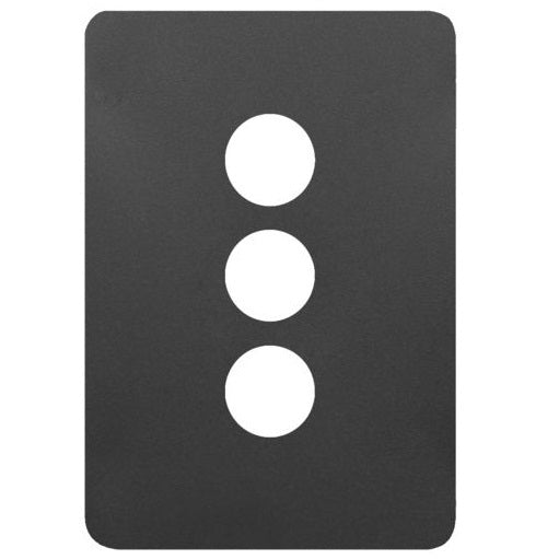 Hager Allure 3 Gang Switch Plate