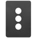 Hager Allure 3 Gang Switch Plate