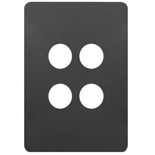 Hager Allure 4 Gang Switch Plate