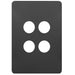Hager Allure 4 Gang Switch Plate