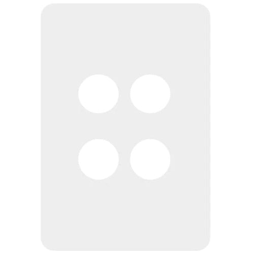 Hager Allure 4 Gang Switch Plate