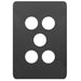 Hager Allure 5 Gang Switch Plate