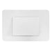 Hager Allure Brush Cable Entry Switch Plate