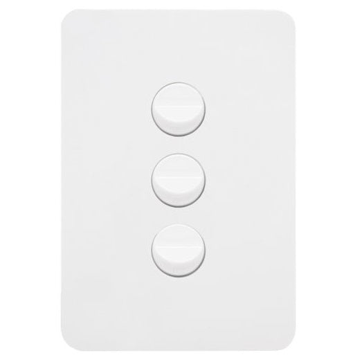 Hager Allure 3 Gang Switch