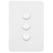Hager Allure 3 Gang Switch
