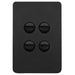 Hager Allure 4 Gang Switch