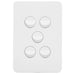 Hager Allure 5 Gang Switch