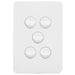 Hager Allure 5 Gang Switch
