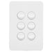 Hager Allure 6 Gang Switch