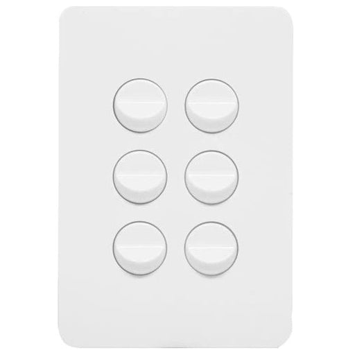 Hager Allure 6 Gang Switch