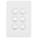 Hager Allure 6 Gang Switch