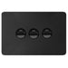 Hager Allure 3 Gang IP44 Horizontal Switch