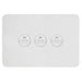 Hager Allure 3 Gang IP44 Horizontal Switch