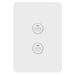 Hager Allure 2 Gang IP44 Vertical Switch