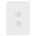 Hager Allure 2 Gang IP44 Vertical Switch