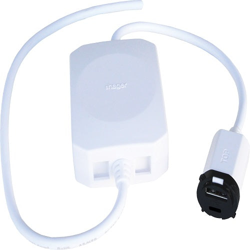 Hager A & C - Dual USB Charger Mechanism