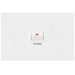 Hager Finesse Single Oven/Cooker Switch Horizontal