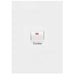 Hager Finesse Single Oven/Cooker Switch Vertical