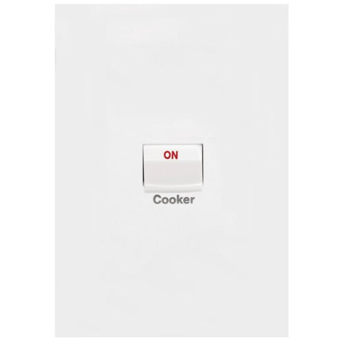 Hager Finesse Cooker Switch | Hager Finesse Vertical Cooker Switch ...