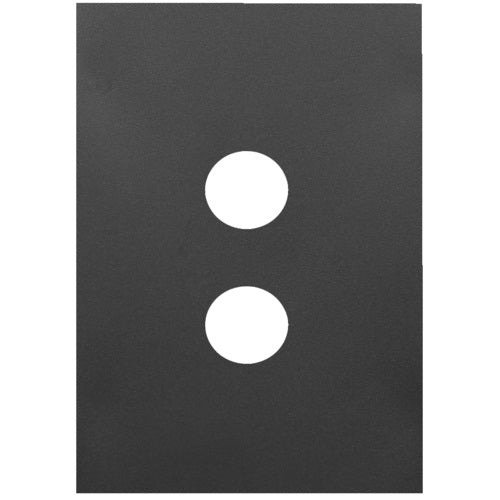 Hager Finesse 2 Gang Cover Plate Only