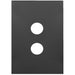 Hager Finesse 2 Gang Cover Plate Only