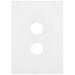 Hager Finesse 2 Gang Cover Plate Only