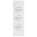Hager Finesse 3 Gang Architrave Switch
