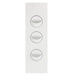 Hager Finesse 3 Gang Architrave Switch