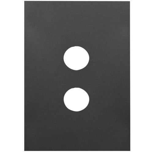 Hager Finesse 2 Gang Grid & Plate Only
