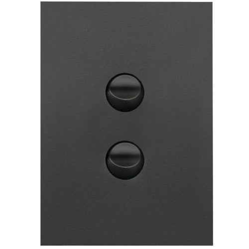 Hager Finesse 2 Gang Switch