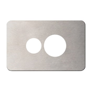 Hager Silhouette Single Power Point - Cover Only