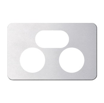 Hager Silhouette Double Power Point - Cover Only