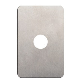Hager Silhouette 1 Gang Switch Plate - Skin Only