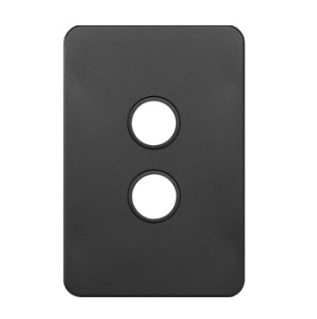 Hager Silhouette 2 Gang Grid And Plate Assembly
