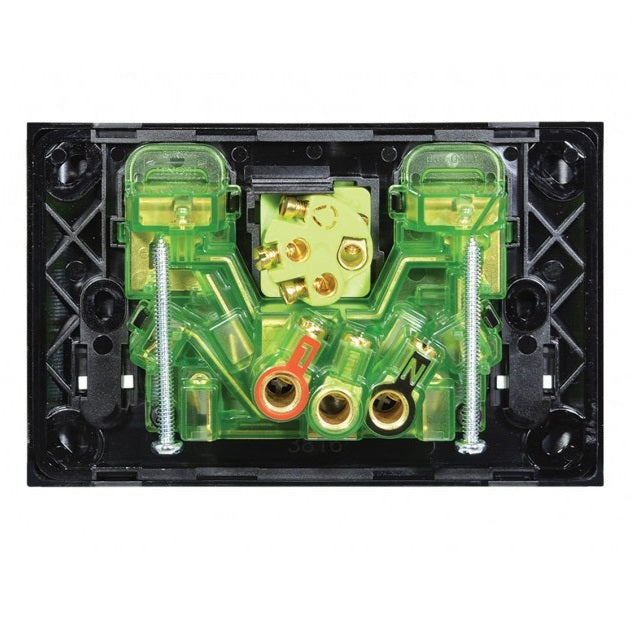 Clouded Leopard Double Power Point with Extra Switch/GPO