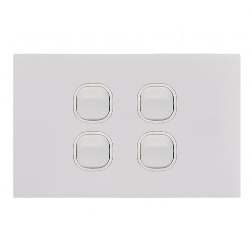Clouded Leopard 4 Gang Complete Horizontal Switch