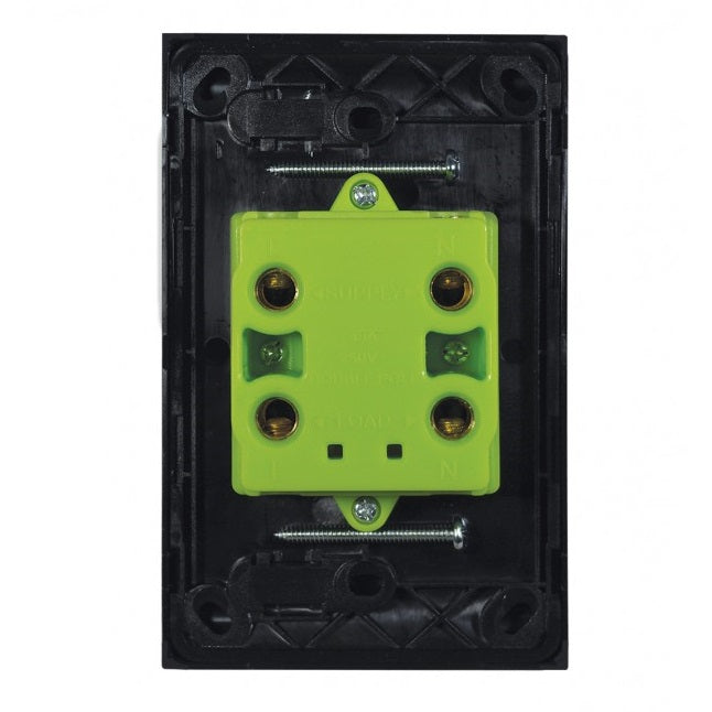 Clouded Leopard Single Oven/Cooker Switch Vertical