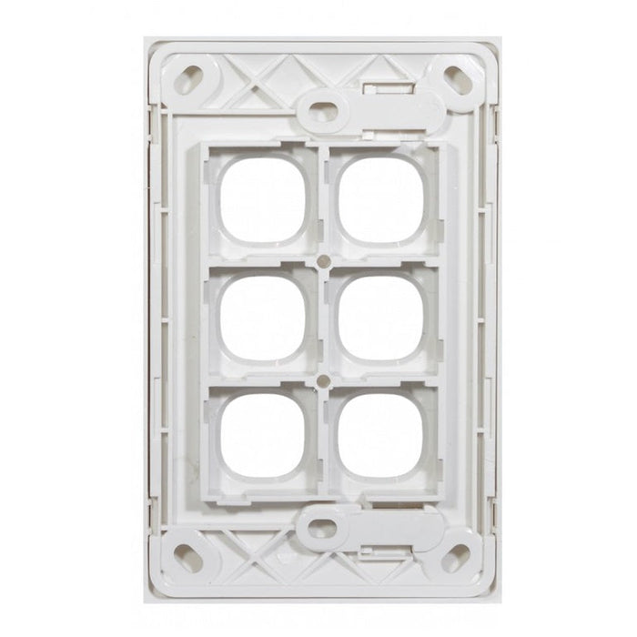 Clouded Leopard 6 Gang Grid & Plate Switch Only
