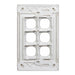 Clouded Leopard 6 Gang Grid & Plate Switch Only