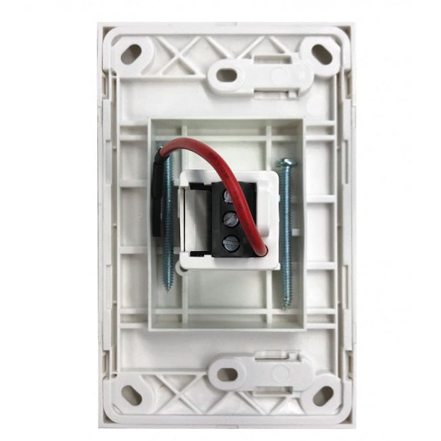 Clouded Leopard Single Gang Push Button Complete Vertical Switch