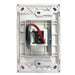 Clouded Leopard Single Gang Push Button Complete Vertical Switch