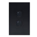 Clouded Leopard 2 Gang Push Button Complete Vertical Switch