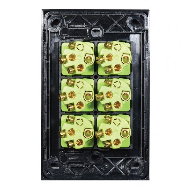Clouded Leopard 6 Gang Complete Vertical Switch