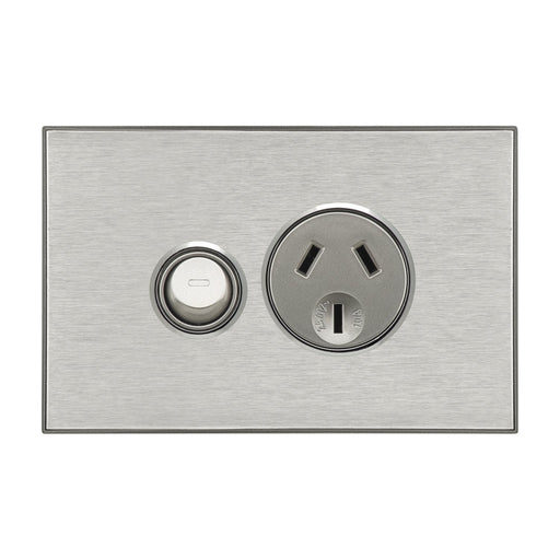 clipsal saturn series switched socket single 10a 4015 hs