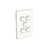 clipsal 3045va vw 5 gang flush switch vivid white