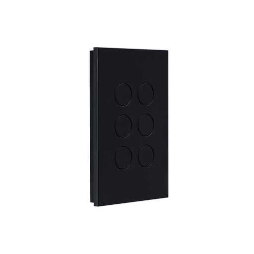 clipsal saturn zen switch 6g pb 250v 16ax 20a led black