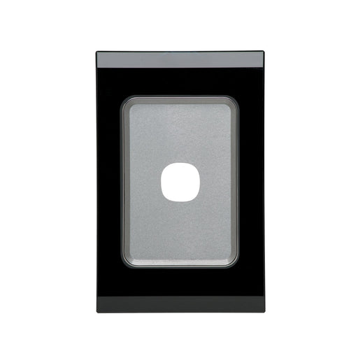 clipsal saturn series grid and plate assembly 1 gang 4031vh eb