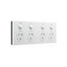 clipsal saturn zen socket switch quad 10a 250v white